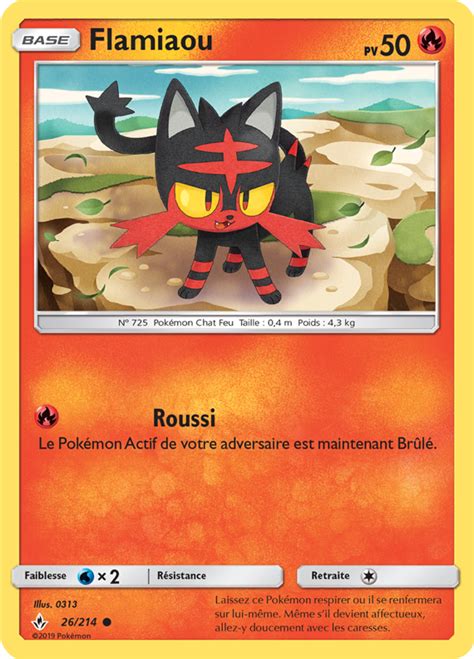 Flamiaou Soleil et Lune Alliance Infaillible 26 Poképédia