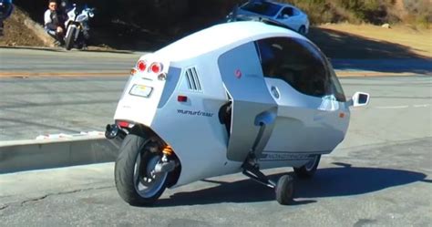 Insane Peraves Monotracer Enclosed Motorcycle