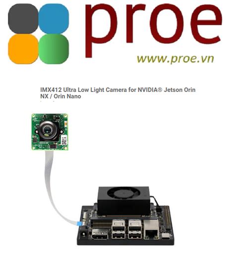 Cameras For Nvidia® Jetson Orin Nx Orin Nano Điện Tử Proe