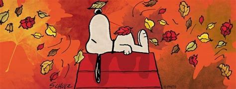 Snoopy Autumn Fall Header Fall Facebook Cover Fall Facebook Cover