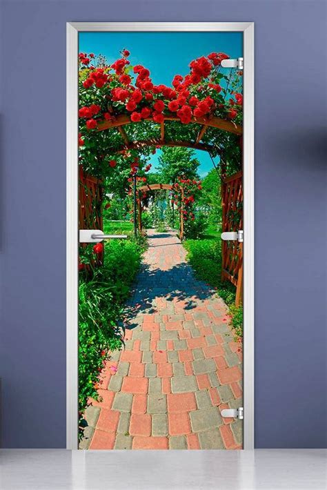 Стеклянная межкомнатная дверь с фотопечатью «Nature-06» купить в Москве ...