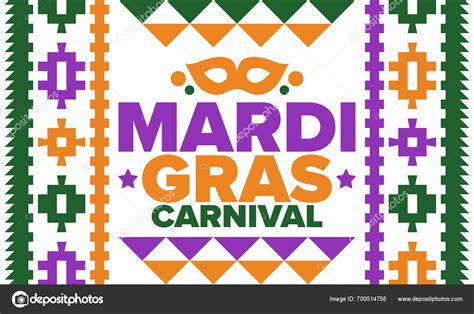 Mardi Gras Carnival New Orleans Fat Tuesday Traditional Holiday ...