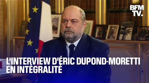 On A Attaque Mon Honneur Ric Dupond Moretti S Exprime Sur Bfmtv