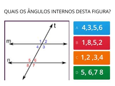 Angulos Formados Por Retas Paralelas Cortadas Por Transversais