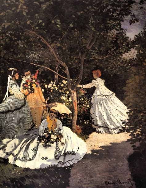 Women in the Garden is an Oil Painting Created in 1866 by the French ...