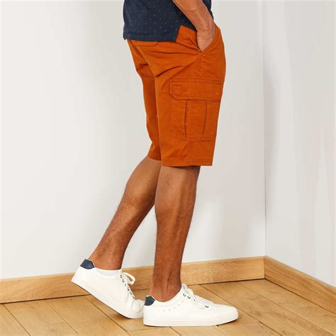 Bermudas Estilo Cargo Hombre NARANJA Kiabi 15 00