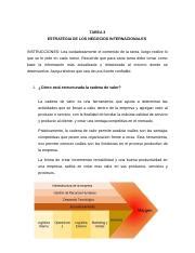 Tarea 3 Negocios Internacionales 2 Docx TAREA 3 ESTRATEGIA DE LOS