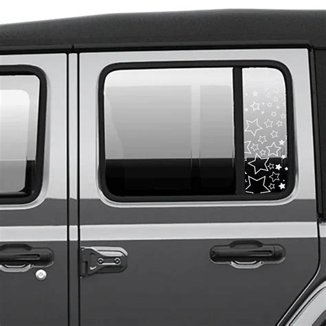 Starfield Print Pattern Side Window Decal | Jeep Window Decals