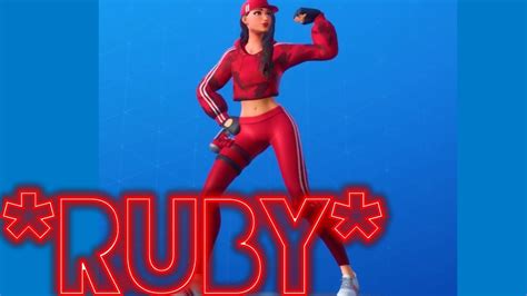 Fortnite Ruby Skin Wallpaper