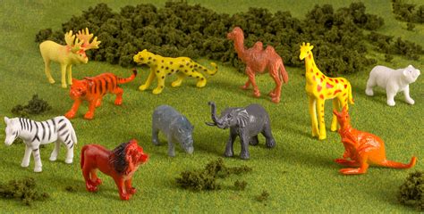 100 Piece Party Pack Mini Wild Jungle Animals - Plastic Mini ...