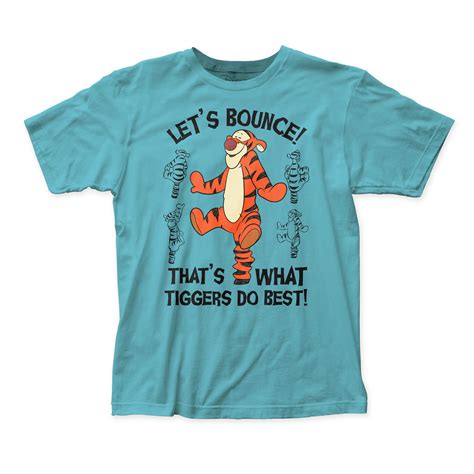 Winnie The Pooh Men's Teal Tigger T-Shirt