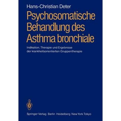 Psychosomatische Behandlung Des Asthma Bronchiale Indikation Therapie