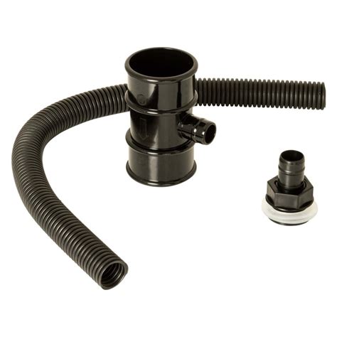 FloPlast Black Miniflo 50mm Water Butt Rain Diverter Selco