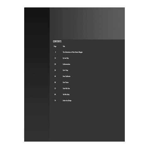 Hal Leonard Bass Play Along Volume Red Hot Chili Peppers Play Along