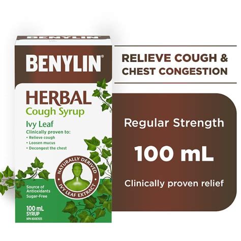 Herbal Cough Syrup With Ivy Leaf Extract Benylin