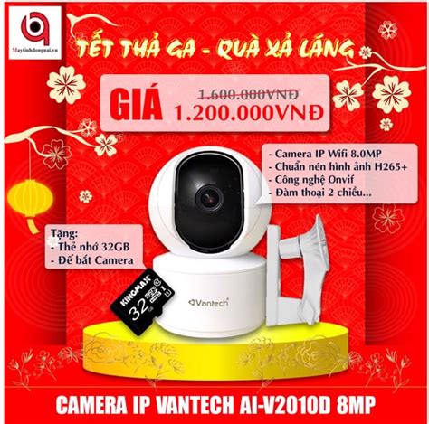 Camera Ip Wifi Vantech Ai V D Megapixel T I Bi N H A M Y T Nh