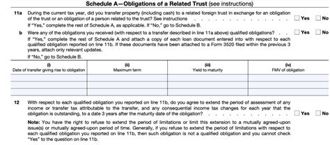 IRS Form 3520-Reporting Transactions With Foreign Trusts