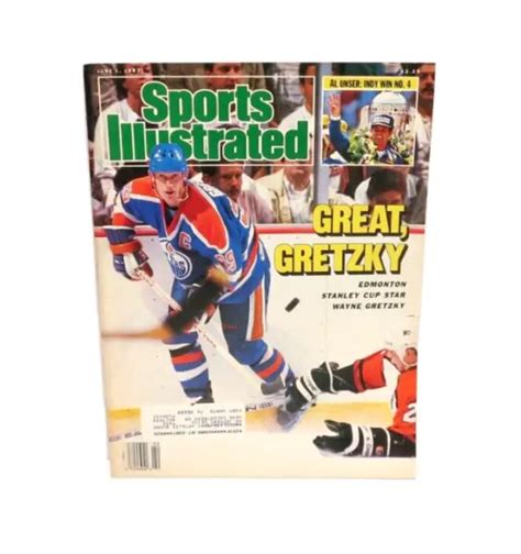 SPORTS ILLUSTRATED 1 Giugno 1987 Wayne Gretzky Edmonton Oilers Stanley