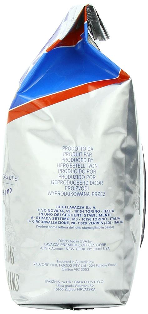 Lavazza Cafe Filtro Classico Whole Bean Coffee 2 2 Pound Bag N5 Free