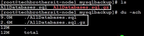 Welcome To Techbrothersit Mysql Dba Training How To Backup All Mysql