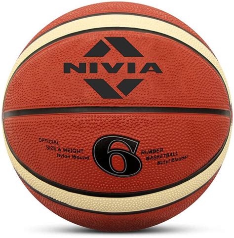 NIVIA Engraver Rubber Moulded Size-6, Maroon Basketball - Size: 6 - Buy ...