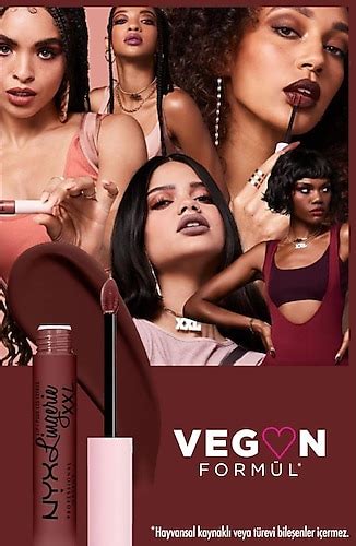 NYX Likit Mat Ruj Lip Lingerie Xxl Matte Liquid Lipstick Deep Mesh Fiyatları Özellikleri ve
