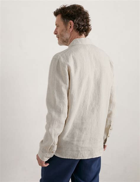 Pure Linen Overshirt Seasalt Cornwall Mands