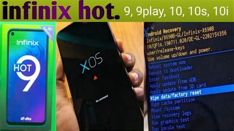 Infinix Hot 9 Hard Reset And Pattern Unlock How To Remove Screen Pin Pattern Password Finger