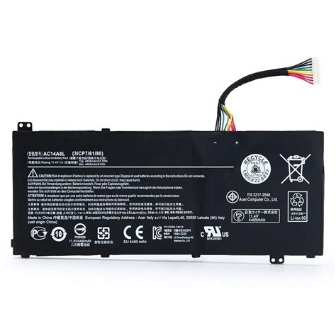 11 4V 4605mAh Genuine New AC14A8L Battery For Acer Aspire VN7 571 VN7