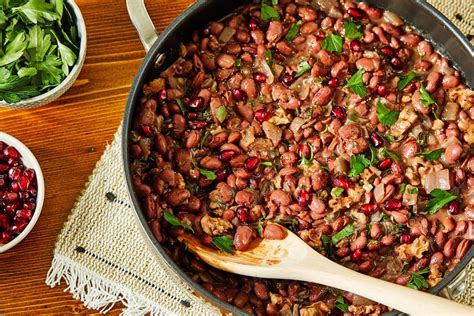 Red Bean Stew With Walnuts Herbs And Pomegranate The Washington Post