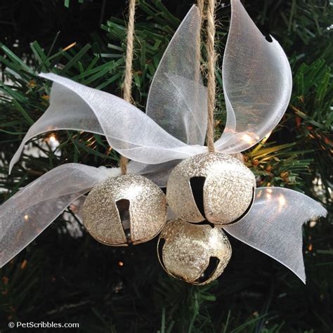 9 Cute Diy Christmas Ornaments Of Jingle Bells Shelterness