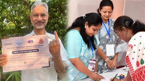 President Droupadi Murmu Foreign Minister Jaishankar Cast Vote In