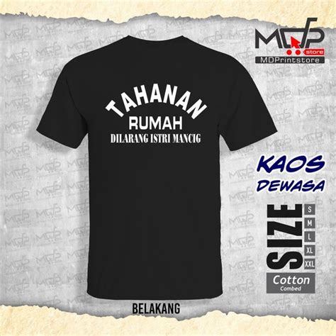 Jual Kaos Tahanan Type E Tshirt Plesetan Baju Kata Lucu Unik