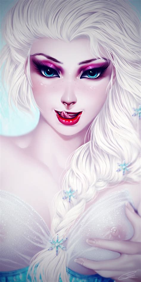 Elsa Closeup By Lavah Hentai Foundry