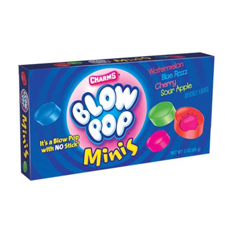 Charms Blow Pop Minis Theatre Box 3 Oz