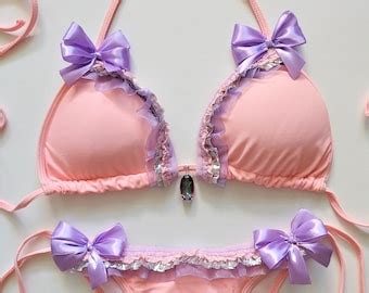 Vampire Goth Bikini Black Scrunch Bottom Brazilian Bikini Etsy