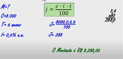 Geography Blog Questão de Matemática Determine o montante gerado por