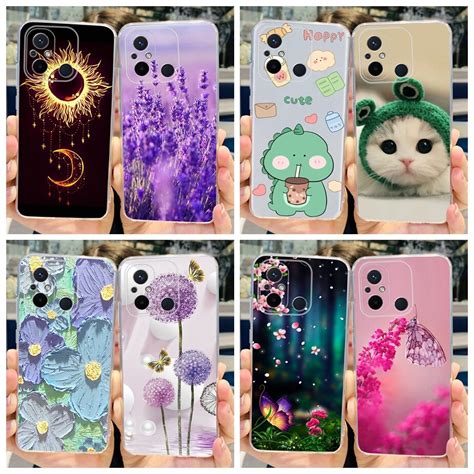 For Xiaomi Redmi 12c Case New Fashion Painted Cover Silicone Soft Tpu