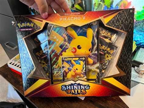 Mavin Shining Fates Pikachu V Collection Box Factory Sealed Pokemon