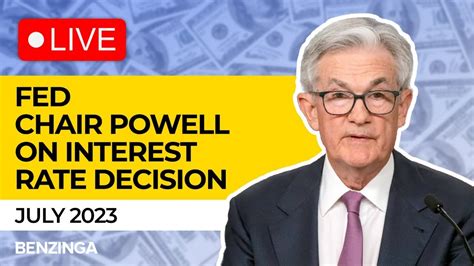 Watch Live Fomc Press Conference July 26 2023 Youtube