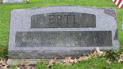 Charlotte Lottie Ertl 1927 2018 Find A Grave Memorial