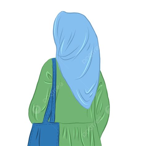 Ilustração De Garota Hijab PNG Garota Hijab Senhora Hijab Hijab