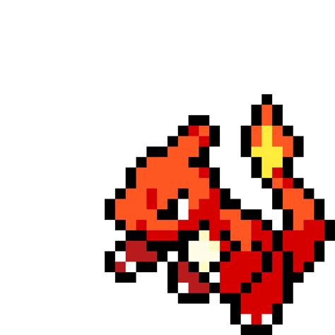 Pixel Art Pokemon Charmeleon Hd Png Download Kindpng Images