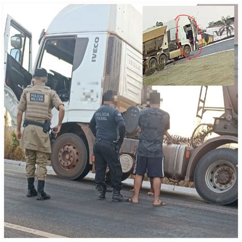 Policial Penal De Folga Flagra Mulher Tentando Pular De Carreta Que