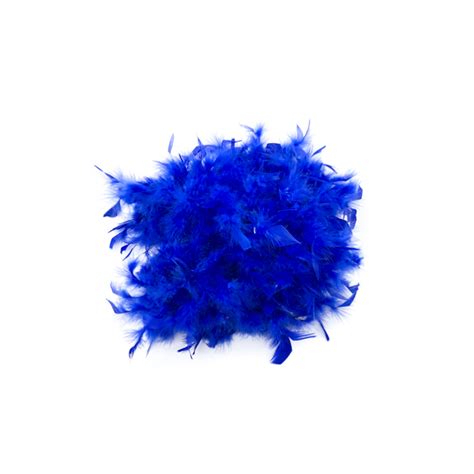 Royal Blue Feather Boa Mardi Gras Bonanza