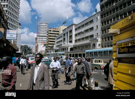 Moi Avenue Nairobi Kenya East Africa Africa Stock Photo Alamy