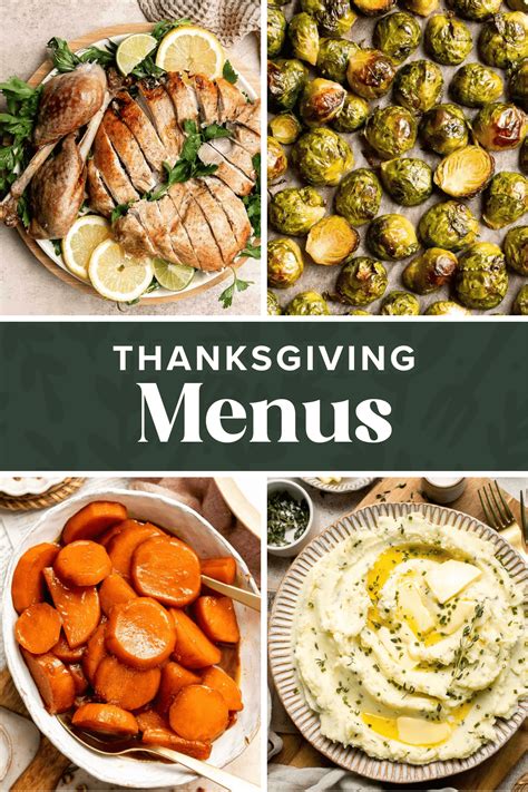 Common Thanksgiving Menu