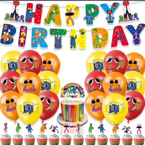 Buy Birthday Party Decorations Rainbow Friends Balloons Birthday Roblox