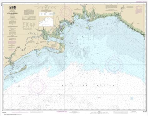 NOAA Chart - Apalachee Bay - 11405 - The Map Shop