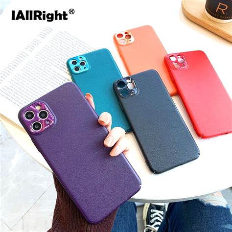 Capa de plástico rígido à prova de choque para iphone 11 pro max capas